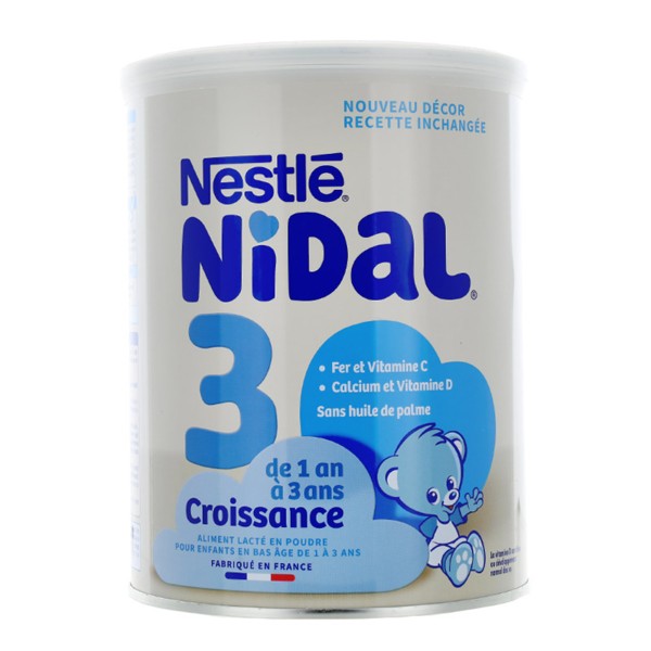 Nidal Croissance lait 3ème âge