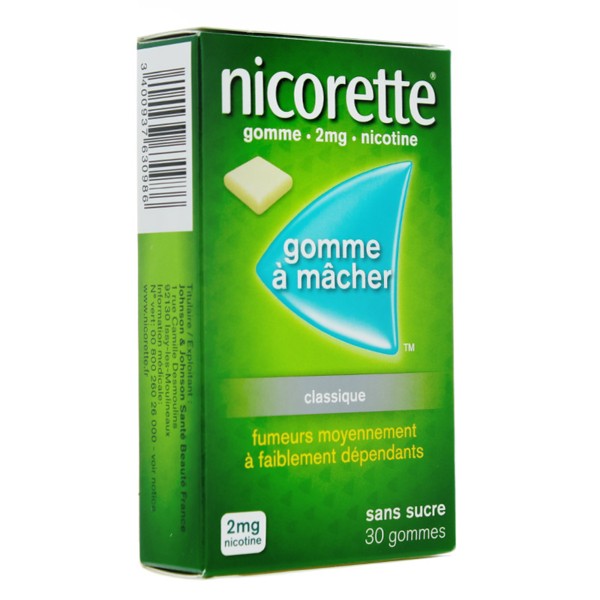 Nicorette 2 mg gomme