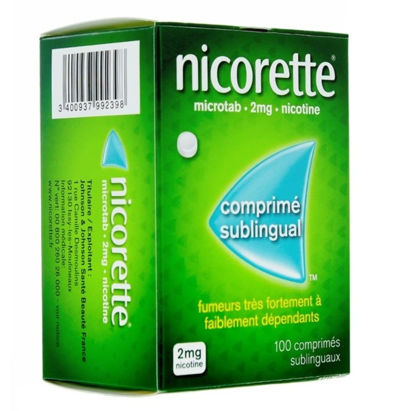 Nicorette Microtab 2mg comprimés