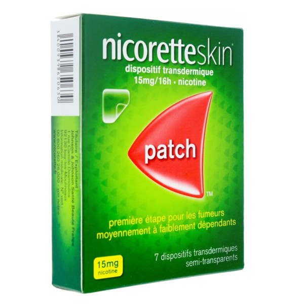 NicoretteSkin patch nicotine 15mg/16h