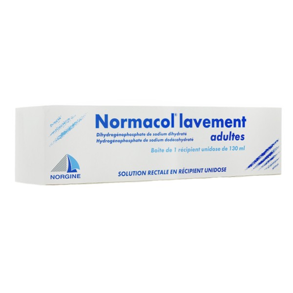 Normacol lavement constipation Adulte