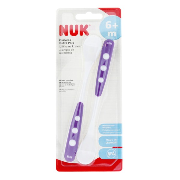 Nuk 2 Cuilleres Premiers Repas Bebe De 6 Mois Et Plus