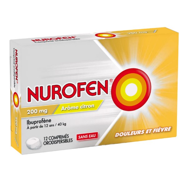 Nurofen 200 mg citron comprimés orodispersibles