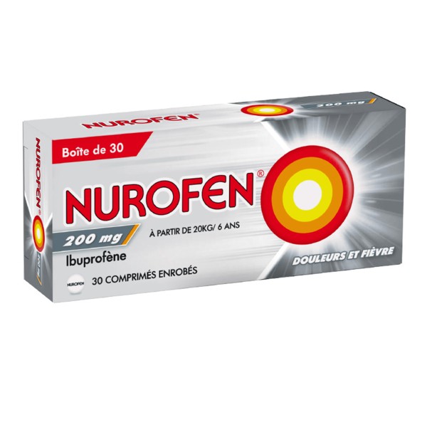 Nurofen 200 mg anti inflammatoire en comprimé Ibuprofène Douleur