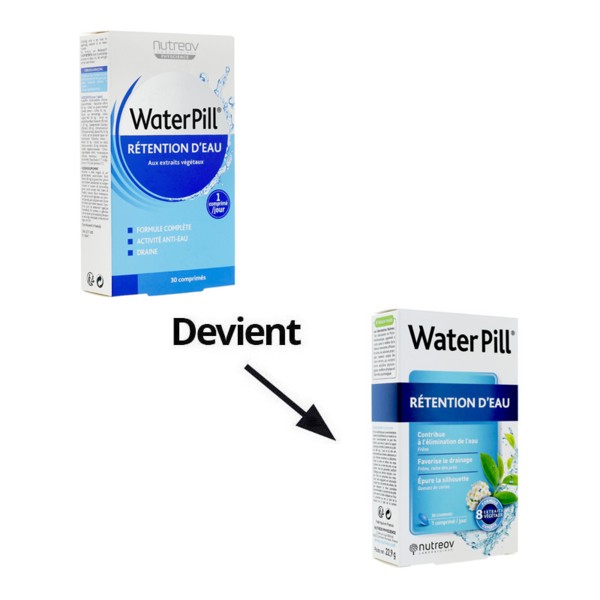 Water Pill rétention d'eau comprimés