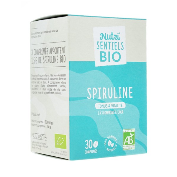 Nutri'sentiels Spiruline Bio comprimés