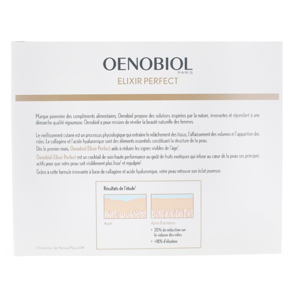 Oenobiol Elixir Perfect 30 Sticks Complément Alimentaire Anti âge