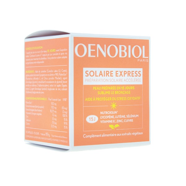 Oenobiol Solaire Express capsules