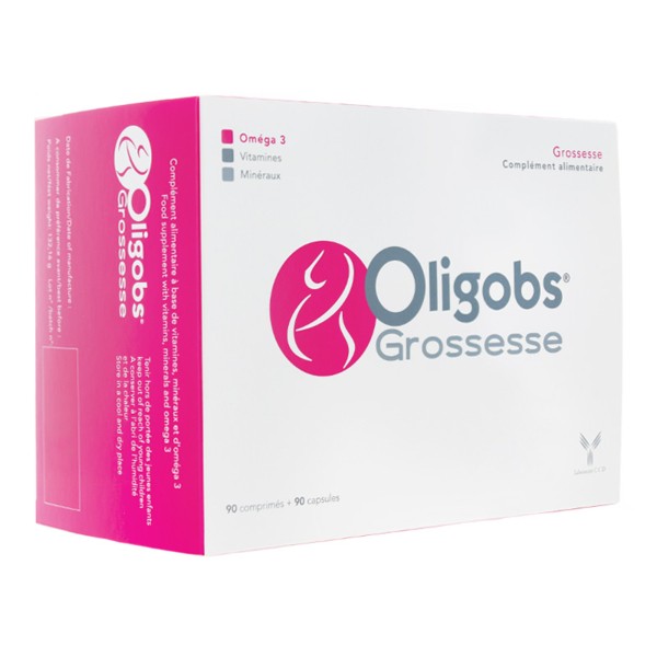 Oligobs Grossesse Complément alimentaire Omega3, vitamines, minéraux