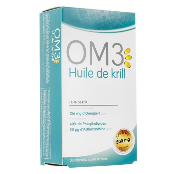 Super Diet OM3 huile de Krill capsules