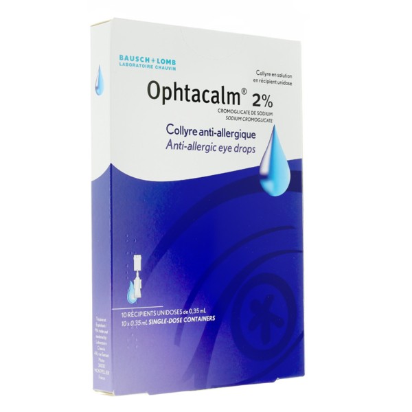 Ophtacalm 2 % collyre unidoses