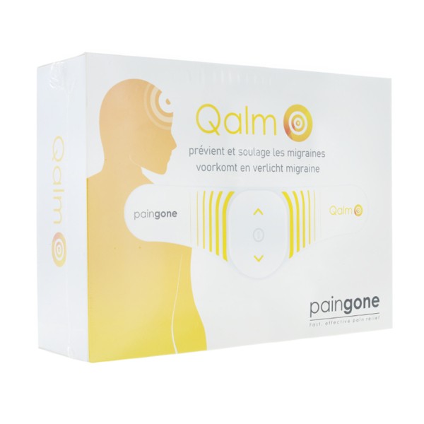 Paingone Qalm électrostimulation Traitement et prévention de la migraine