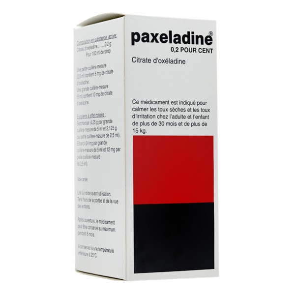 Paxeladine 0,2% sirop