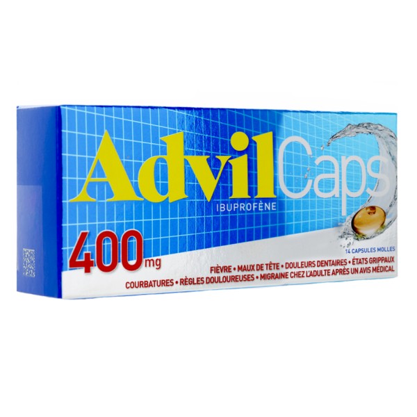 AdvilCaps 400mg capsules