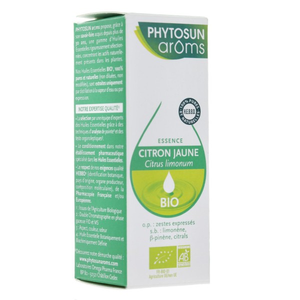 Phytosun Arôms huile essentielle de Citron Bio