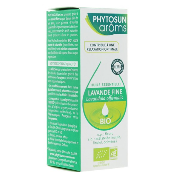 Phytosun Arôms huile essentielle de Lavande fine Bio