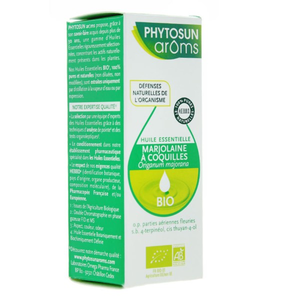 Phytosun Arôms huile essentielle Marjolaine à coquilles bio