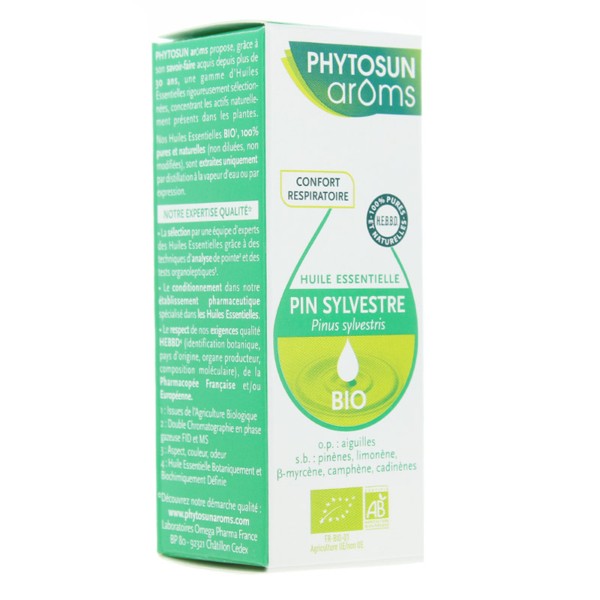 Phytosun Arôms huile essentielle Pin sylvestre Bio