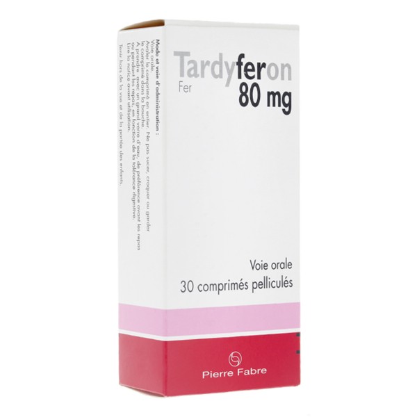 Tardyferon 80 mg comprimé Fer