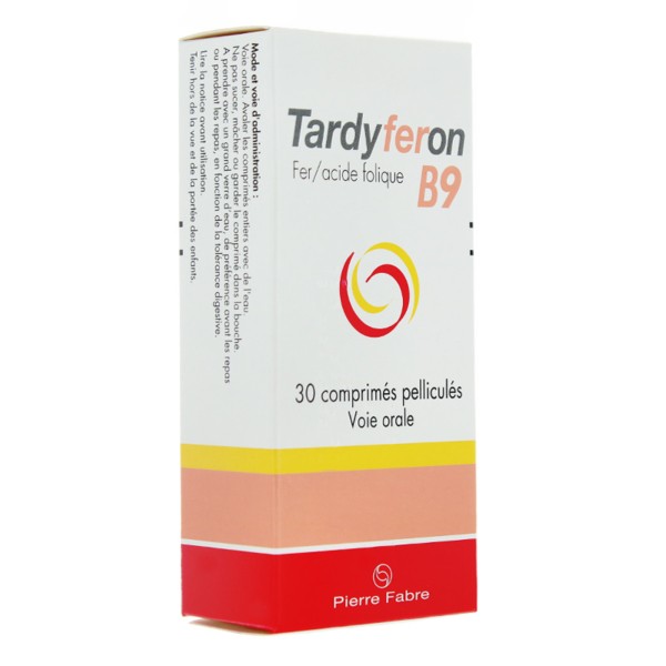 Tardyferon B9 comprimé fer