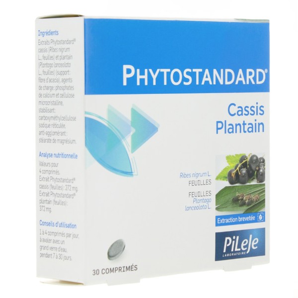Pileje Phytostandard Cassis Plantain comprimés