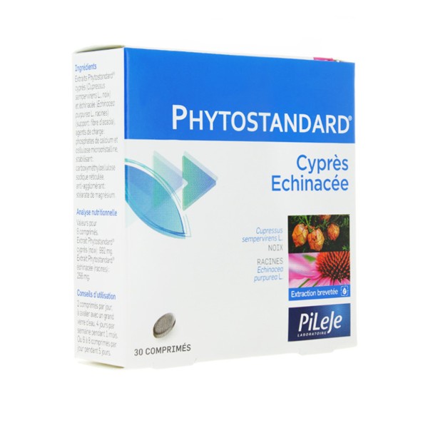 Pileje Phytostandard cyprès échinacée comprimés