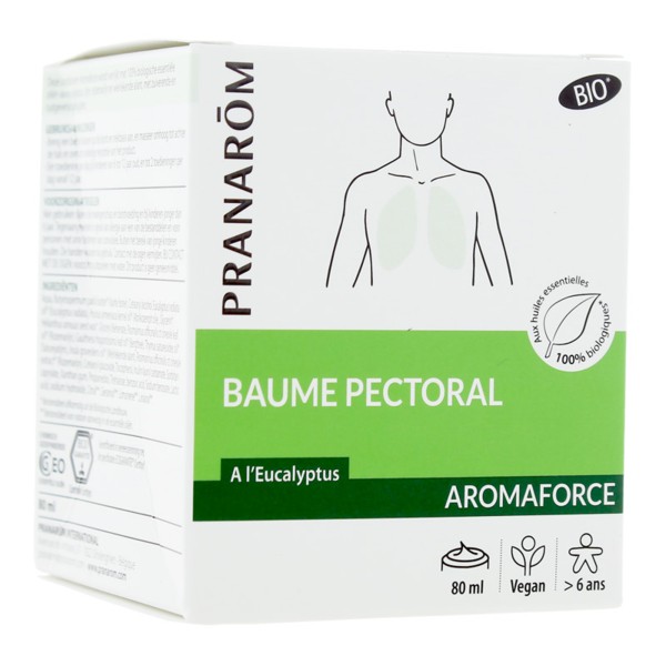 Pranarom Aromaforce baume pectoral Bio