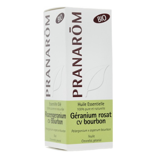 Pranarom huile essentielle Géranium rosat bourbon Bio