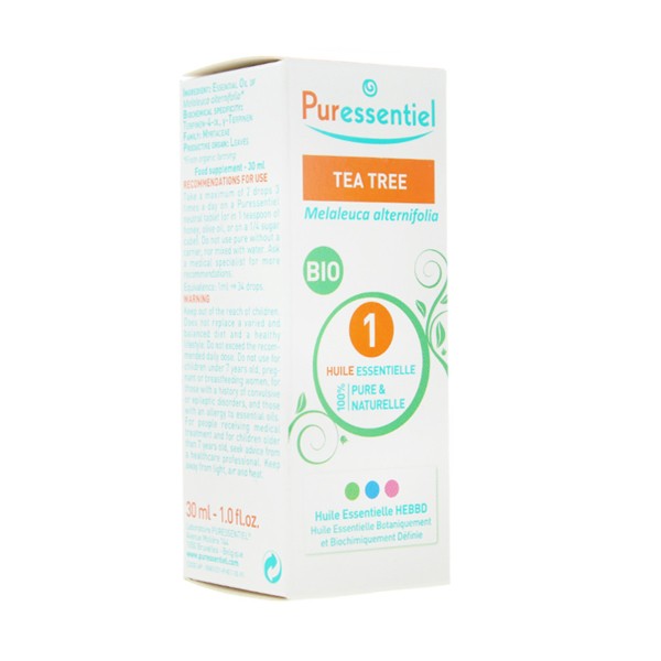 Puressentiel - Huile Essentielle Menthe Poivrée - Bio - 100% pure et  naturelle - HEBBD - 10 ml