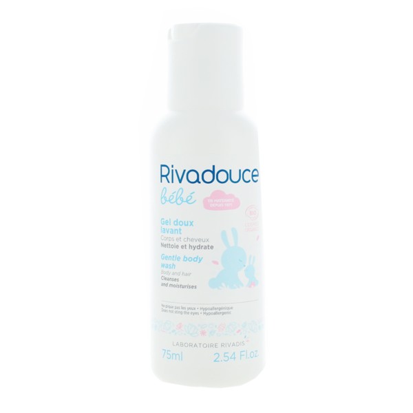Rivadouce Bebe Gel Doux Lavant Bio Corps Et Cheveux