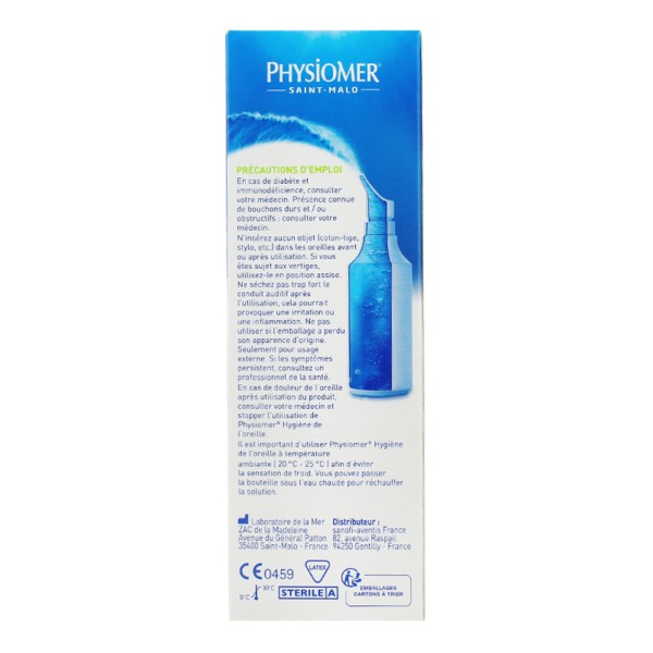 Physiomer Hygiène de l'Oreille Jet en Etoile 115 ml Cérumen