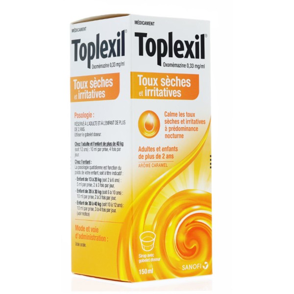 Toplexil sirop toux seche