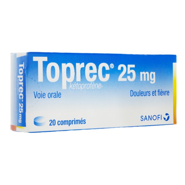 Toprec 25 mg comprimé kétoprofène