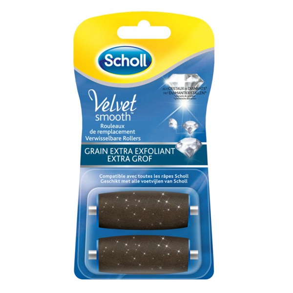 Scholl Velvet Smooth recharge extra-exfoliant 2 unités