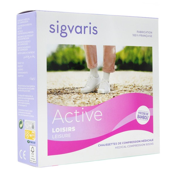 Sigvaris Active loisirs Chaussettes de Contention femme Classe 2