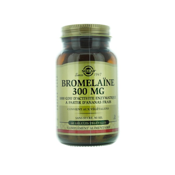 Solgar Bromelaïne 300 mg gélules