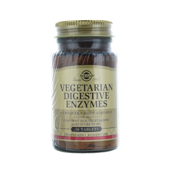 Solgar vegetarian digestives enzymes comprimés