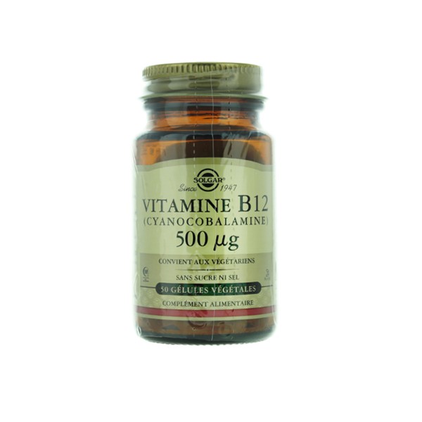 Solgar Vitamine B12 500 µg gélules