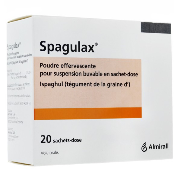 Spagulax effervescent sachet