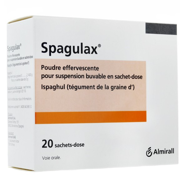 Spagulax sachets effervescent Laxatif de lest Constipation Ispaghul