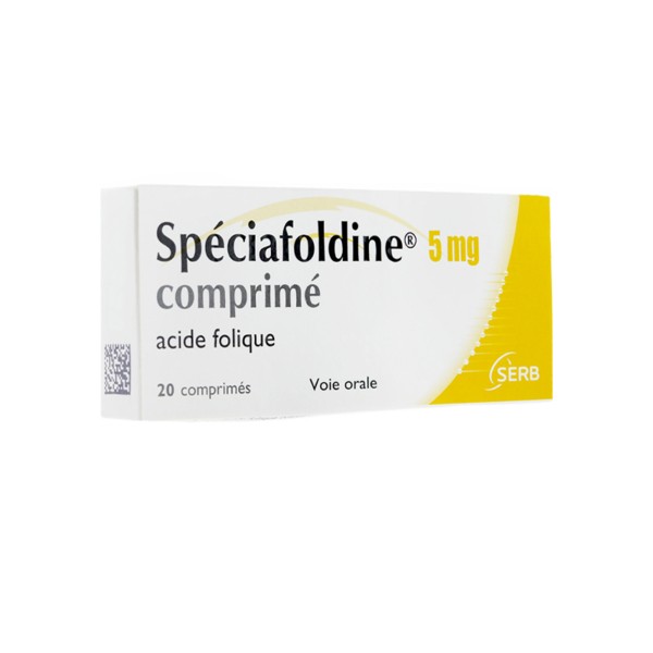 Spéciafoldine 5 mg comprimés