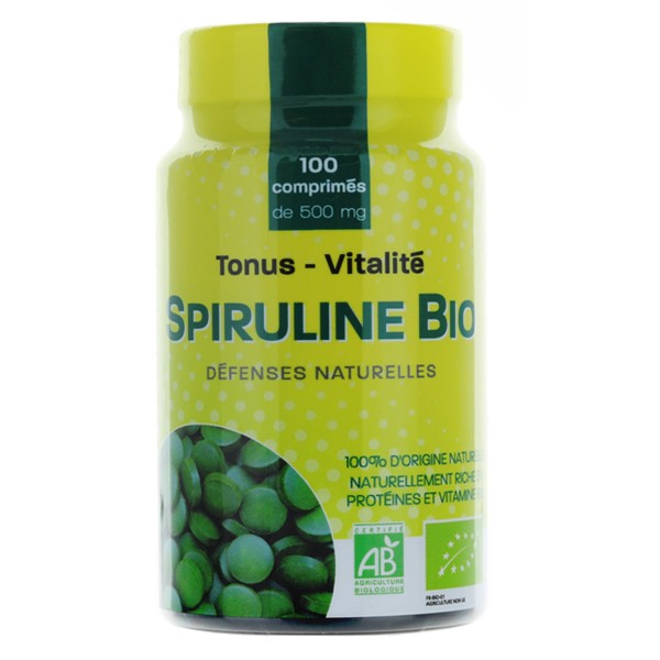 Spiruline bio 500 mg comprimés