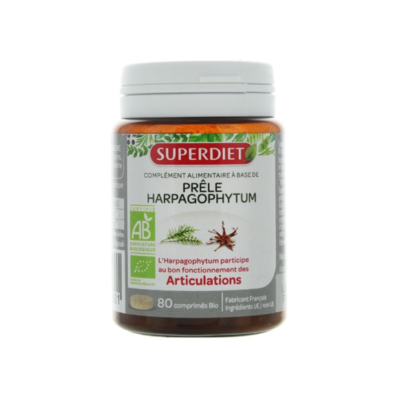 Super Diet Prêle Harpagophytum bio comprimés