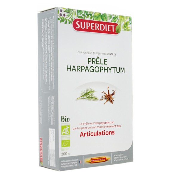 Super Diet Prêle Harpagophytum bio ampoules