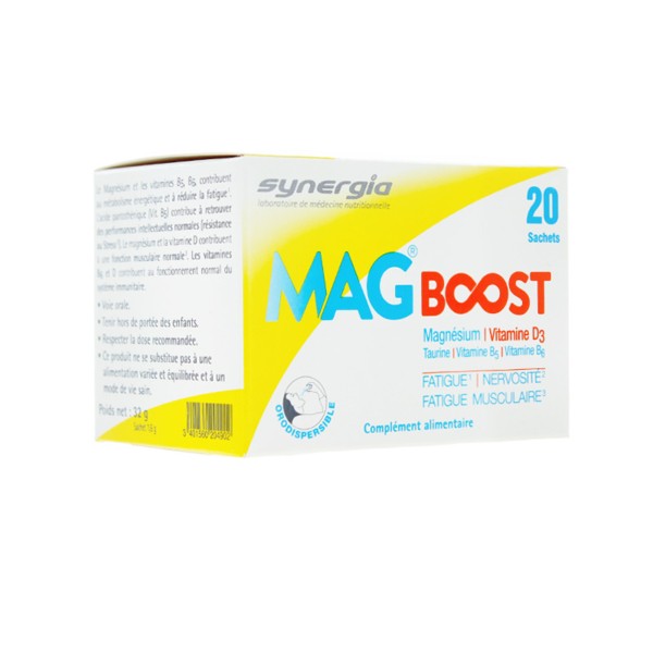 Mag Boost en sachet Magnésium liposomal Fatigue et nervosité