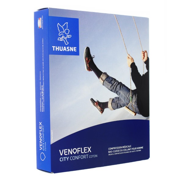 Venoflex City confort Coton Bas de Contention Homme Classe 3