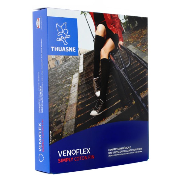Venoflex Simply Coton Fin Collant de Contention Femme Classe 2