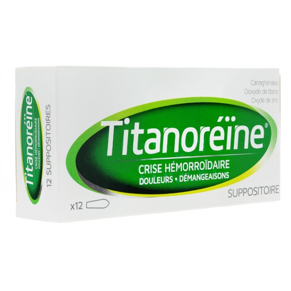 Titanoréïne suppositoires