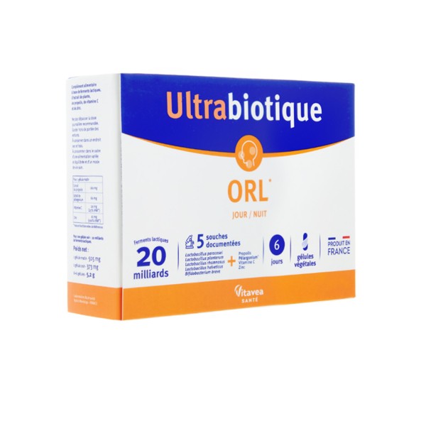 Vitavea Ultrabiotique ORL gélules Jour Nuit