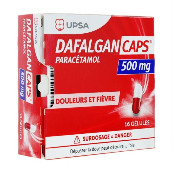 Dafalgan Caps 500 mg gélules